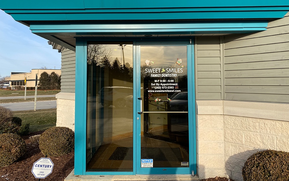 Front door of Mt Pleasant dental office