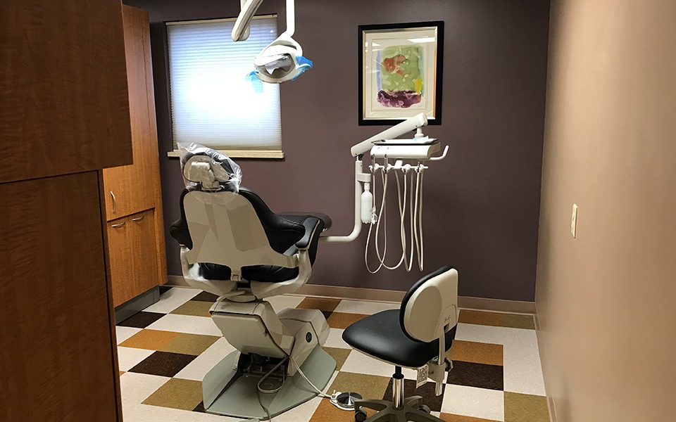 Dental exam room